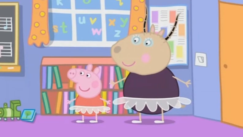 Dibujos de Peppa Pig bailarina para colorear por el Día Mundial del Ballet