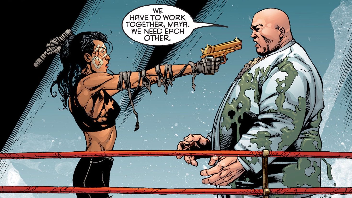 Maya López 'Echo' y Kingpin