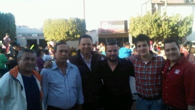 Celaya Valenzuela durante un evento en Caborca, municipio y una ciudad del Noroeste del estado de Sonora.