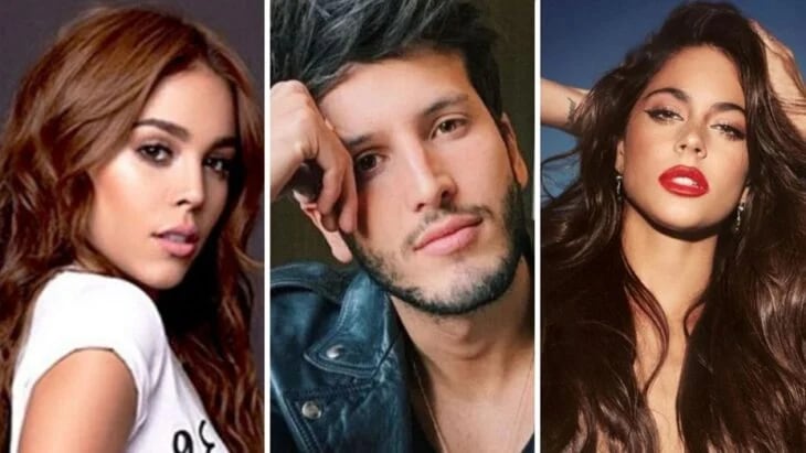 Danna Paola, Sebastián Yatra y Tini Stoessel