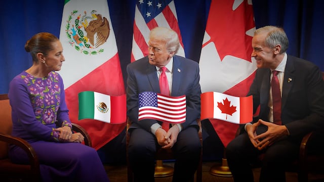 Reunión entre Sheinbaum, Trump y Carney