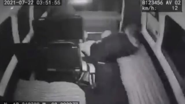 Chofer frustra asalto