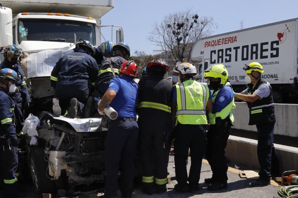 Accidente en la México-Quéretaro