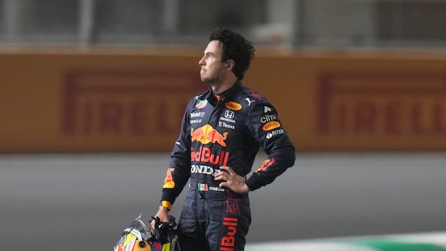 Checo Pérez con Red Bull.