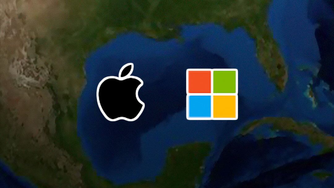 Apple y Microsoft también cambiaron Golfo de México a América y esto significa
