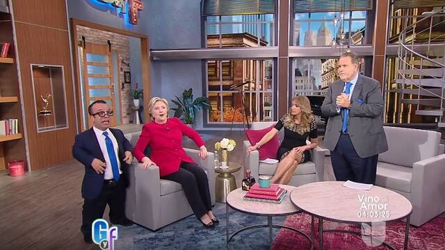Hillary Clinton en "El Gordo y La Flaca"