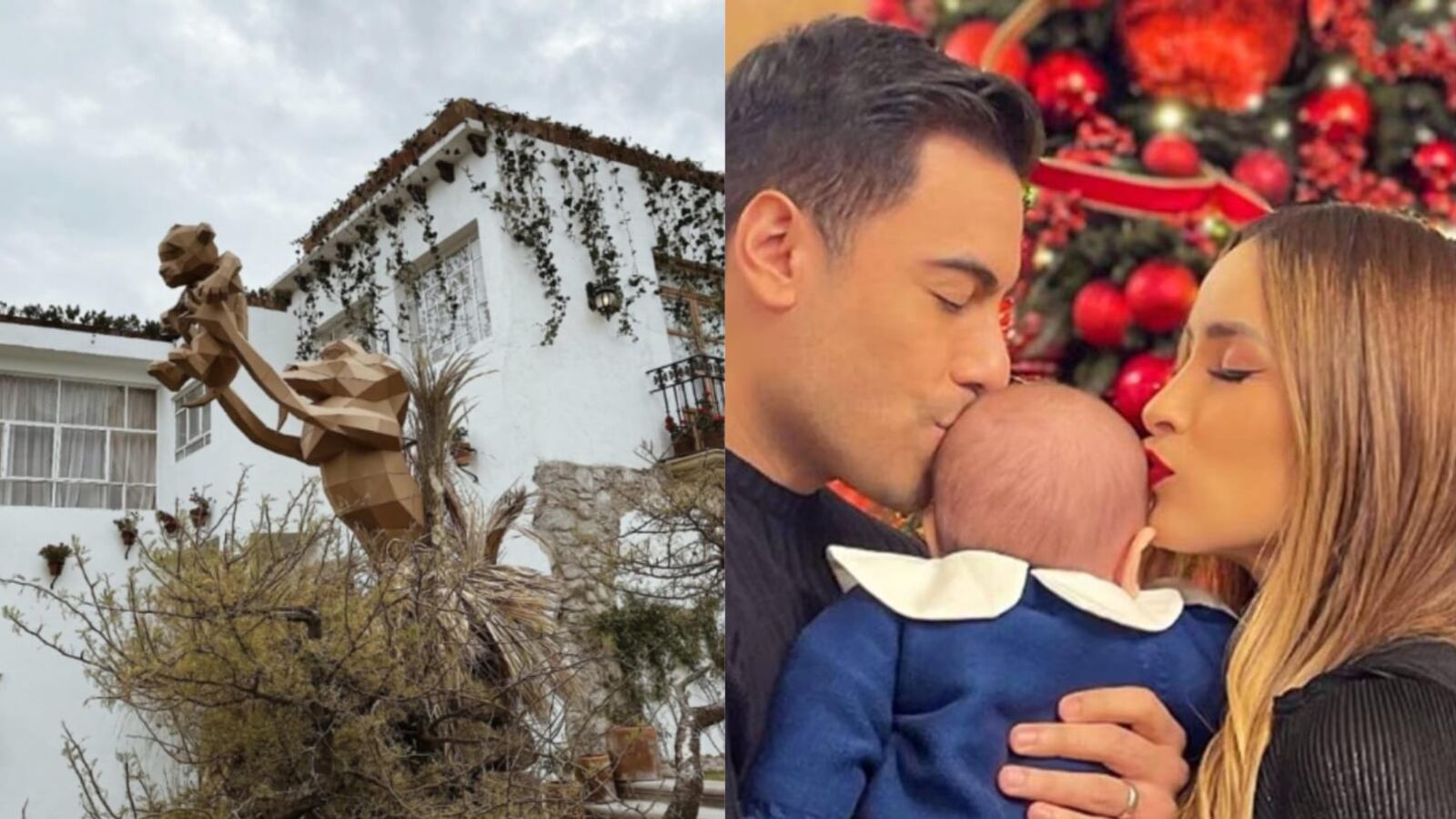 ¿Ya es obsesión? Carlos Rivera festeja el bautizo de su hijo León con la temática del Rey León y estos 6 famosos fueron invitados