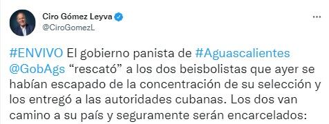 Beisbolistas cubanos serían llevados a la cárcel