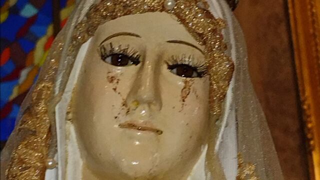 Virgen llora sangre