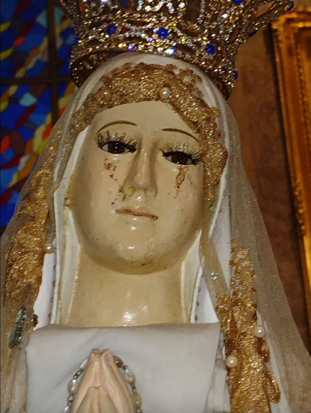 Virgen llora sangre