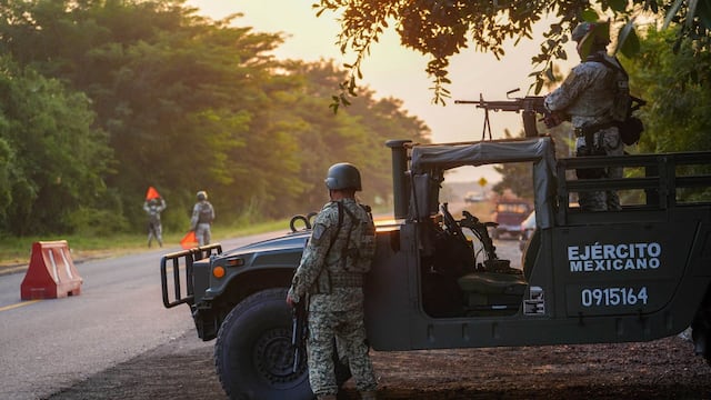 Ejército Mexicano en Michoacán.