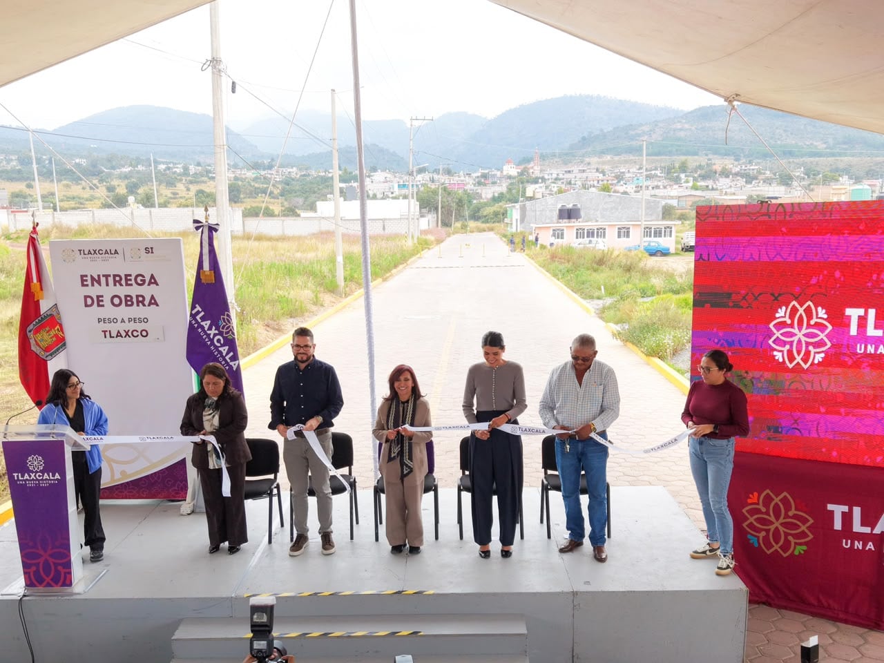 Tlaxco estrena vialidad con inversión de 5.9 mdp