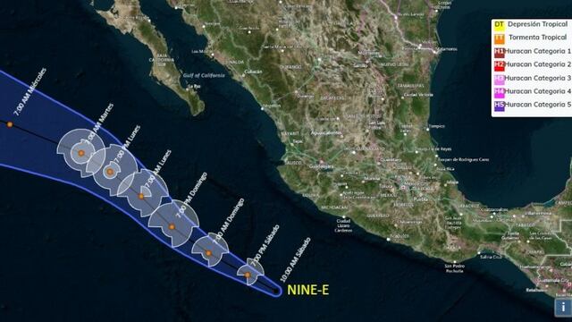 Depresión tropical Nueve E