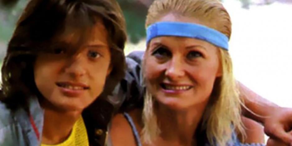 Marcela Basteri con Luis Miguel