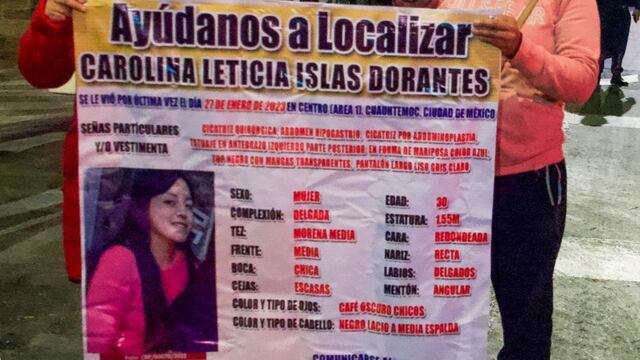 Carolina Islas Dorantes desapareció en la CDMX