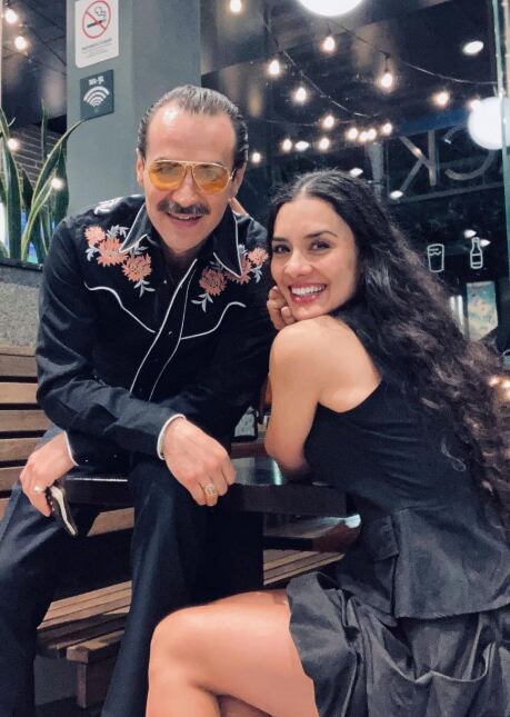 Jorge Poza junto a Ilse Ikeda