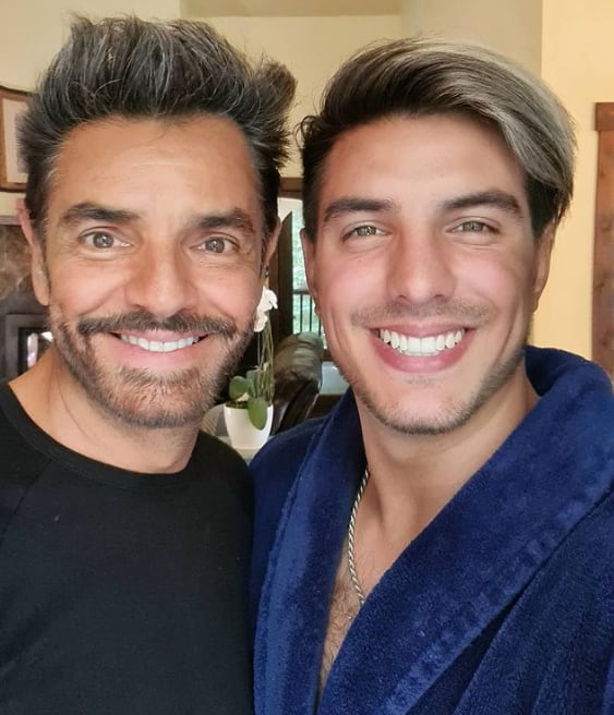 Vadhir Derbez y Eugenio Derbez