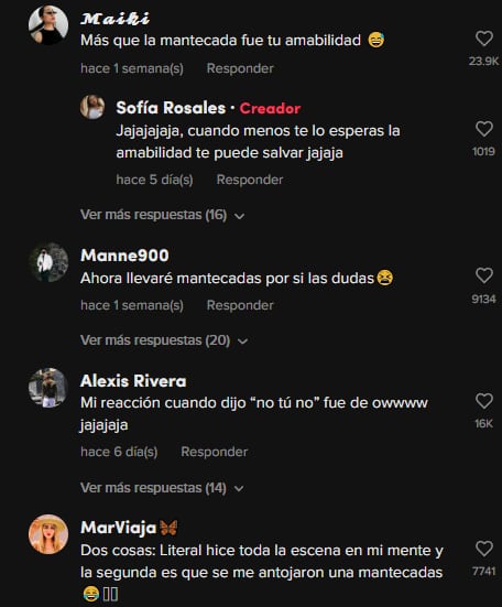 Reacciones a la joven que contó como un paquete de mantecadas la salvó de un asalto