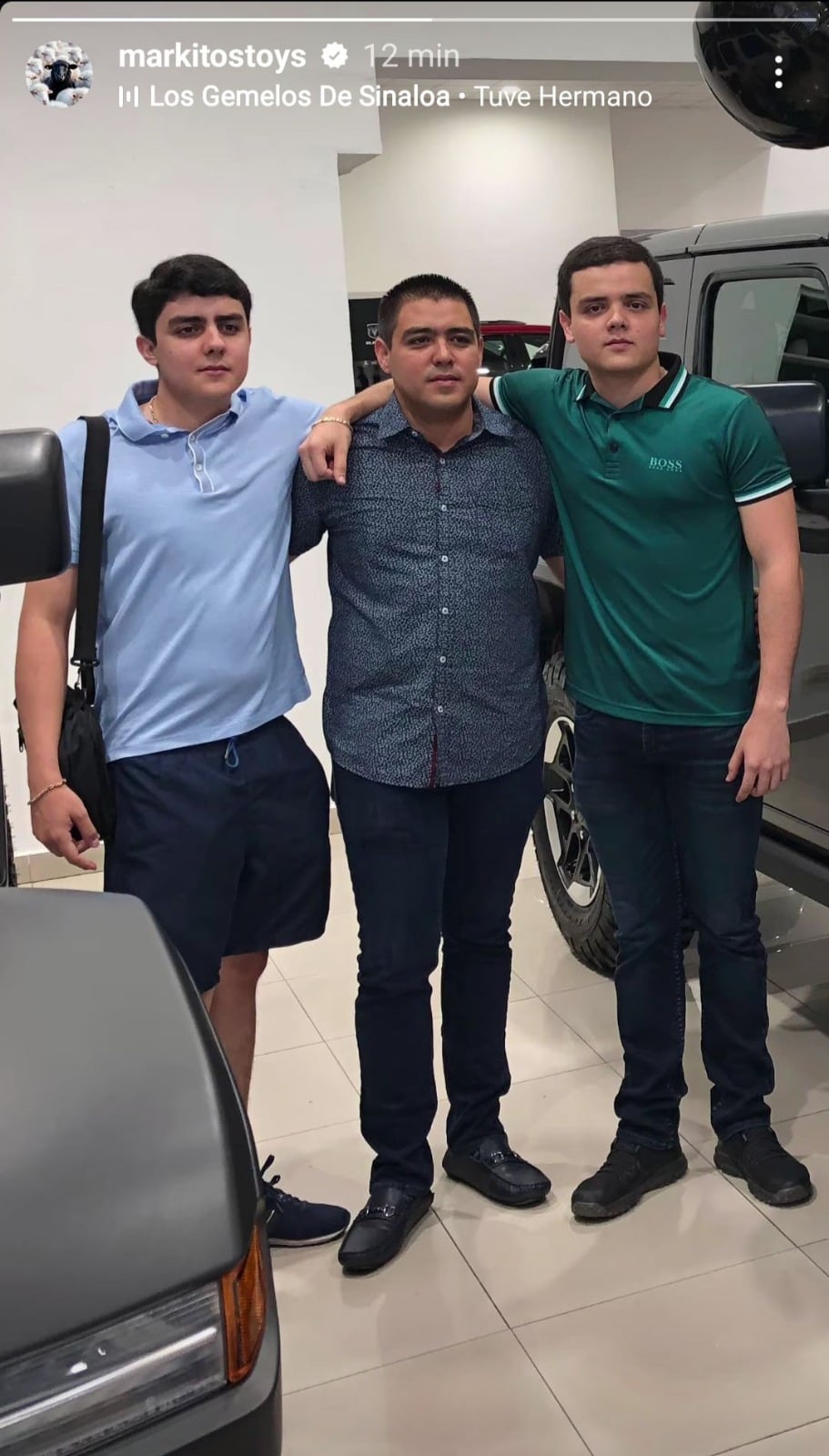 La foto de Markitos Toys con sus hermanos Gail y Kevin Castro