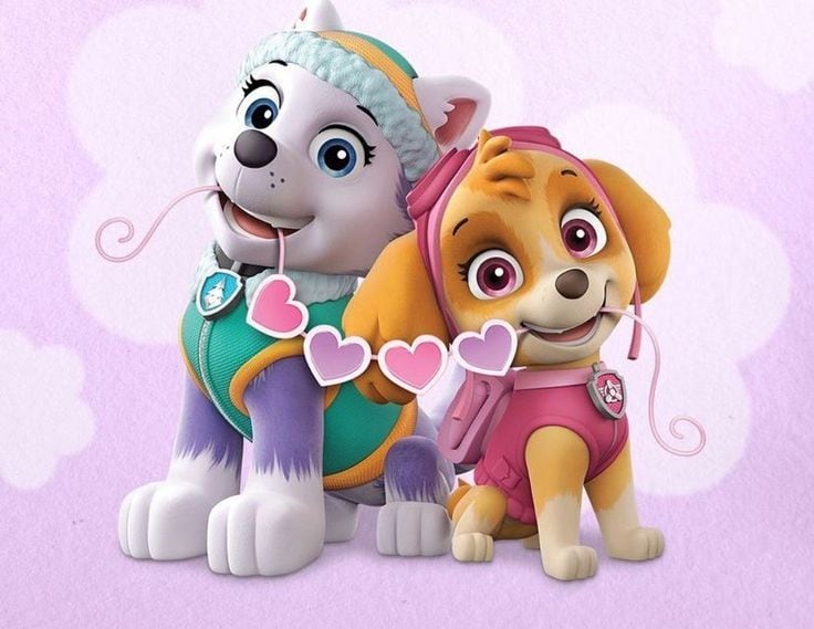 Fondos de pantalla de Skye y Everest de Paw Patrol para computadora