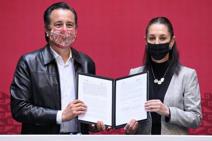 Claudia Sheinbaum y Cuitláhuac García