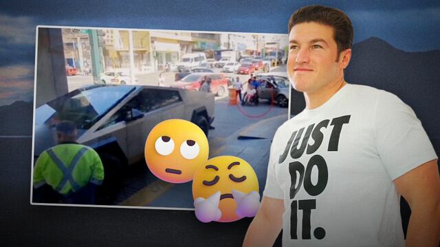 Samuel García estaciona su Cybertruck en rampa para discapacitados del Isssteleón