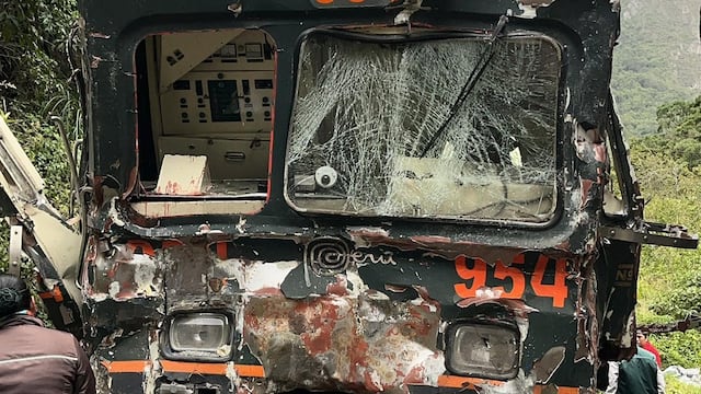 Accidente de trenes rumbo a Machu Pichu