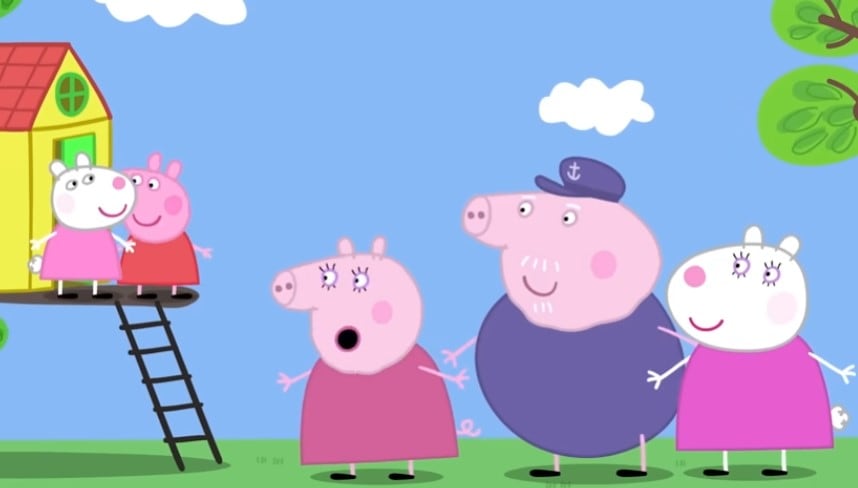 120 minutos de Peppa Pig en la casa del árbol