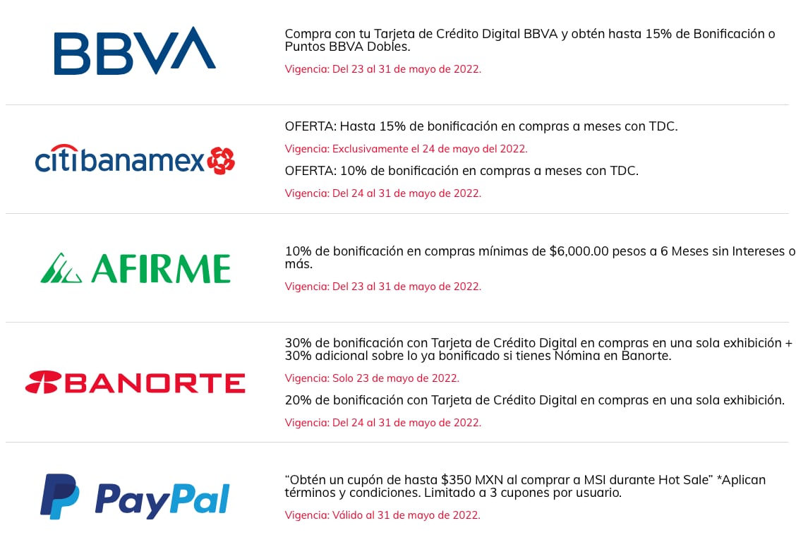 ofertas hot sale sears 2022 /captura de pantalla