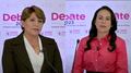 Delfina Gómez lidera el primer debate en el Estado de México