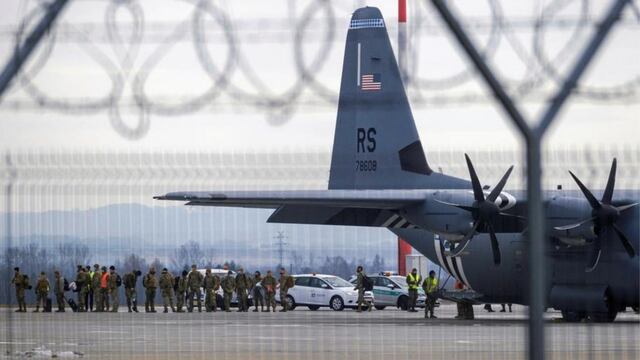 Soldados de Estados Unidos llegan a Polonia