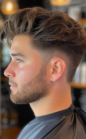 Taper fade, corte de cabello de Peso Pluma