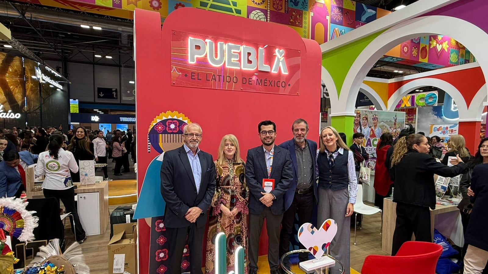 Gobierno de Pepe Chedraui proyecta los atractivos de Puebla en FITUR 2026