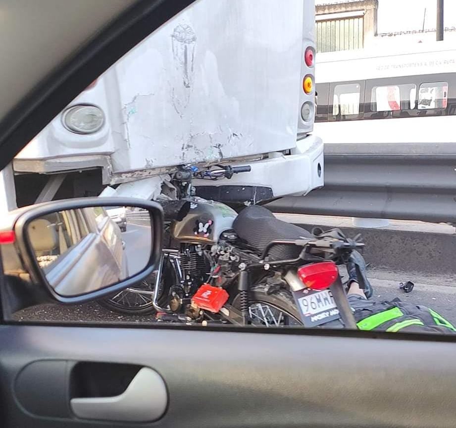 Motociclista muere en la autopista México-Puebla