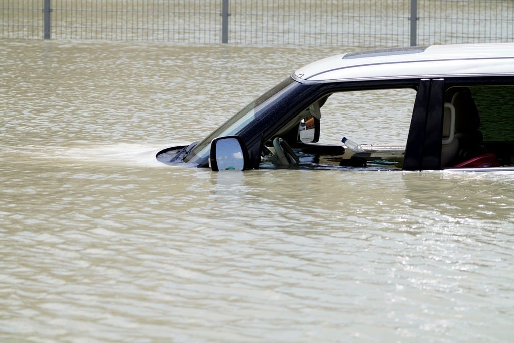 Inundaciones en Dubái