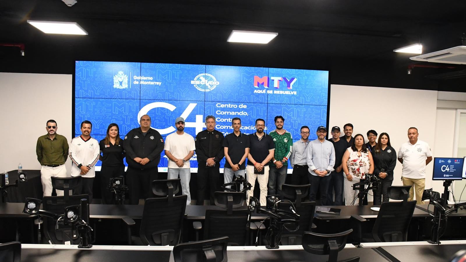 Monterrey muestra su estrategia de seguridad a delegación de Arabia Saudita
