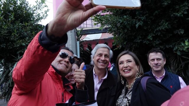 Claudio X. González y Xóchitl Gálvez