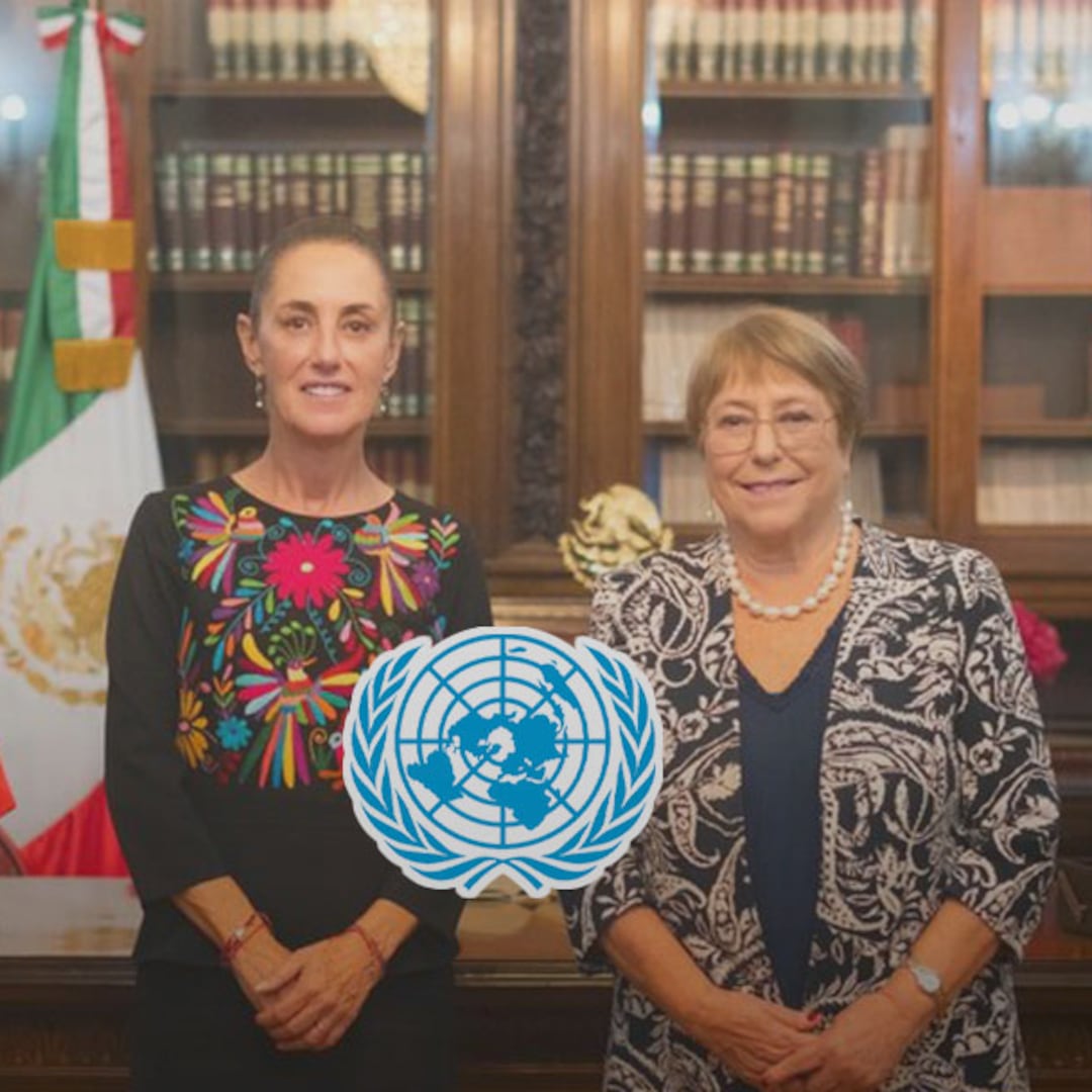 Claudia Sheinbaum ratifica respaldo de México a Michelle Bachelet para la ONU