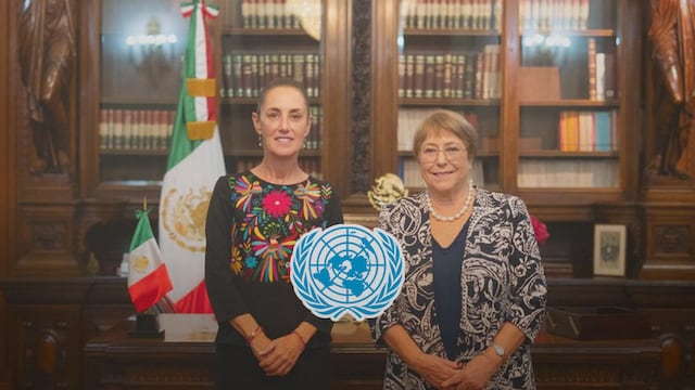 Sheinbaum reitera respaldo a Bachelete para la ONU