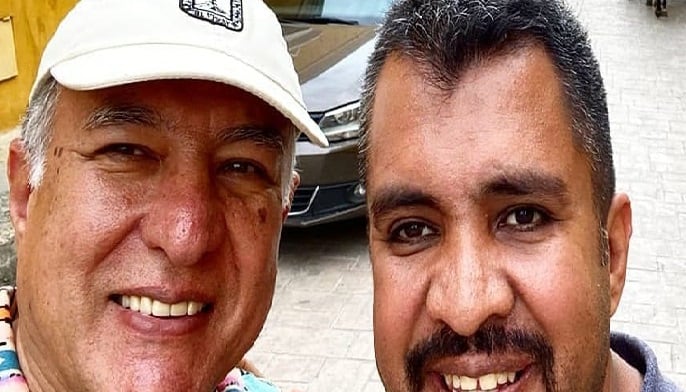 José Armando Adame Alemán y su papá, Marco Adame Castillo