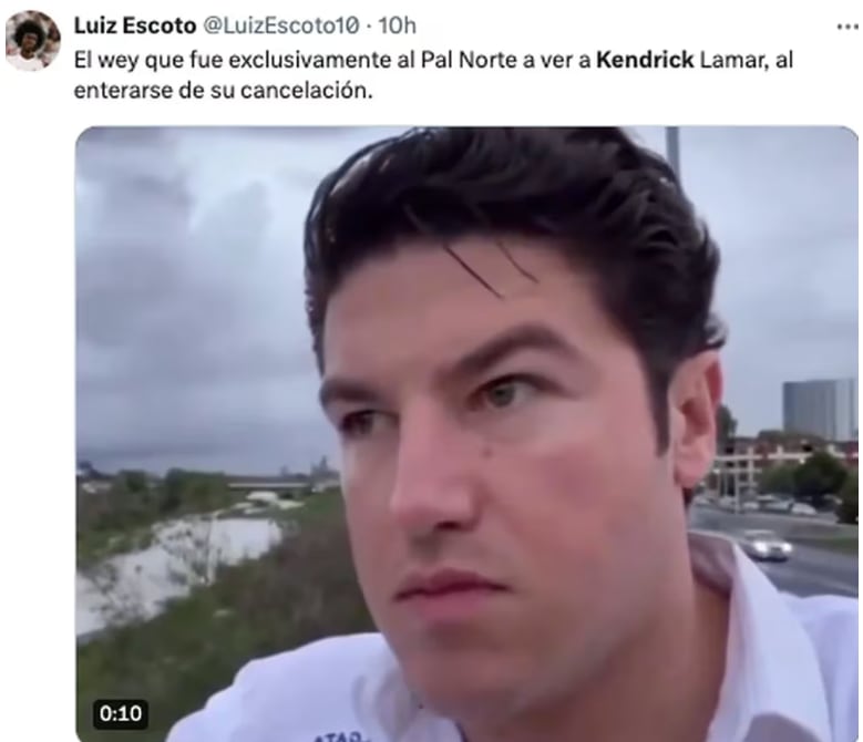 Meme de Kendrick Lamar cancelando en Tecate Pa’l Norte