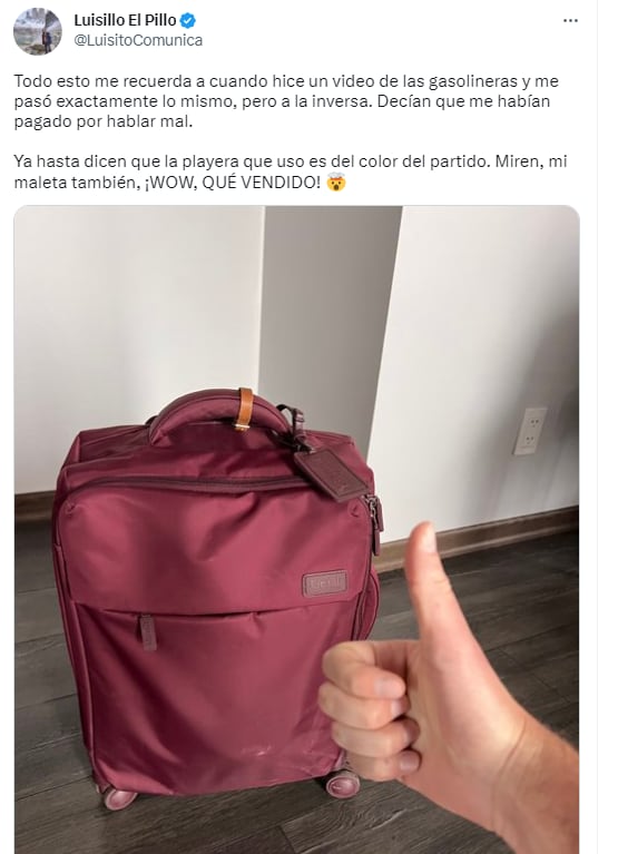 Luisito Comunica aclara controversia con el AIFA.