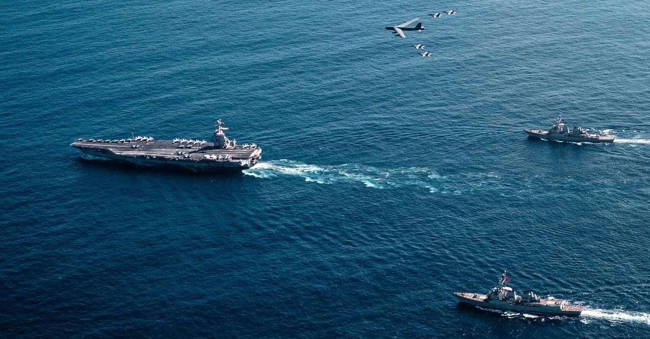 Estados Unidos despliega portaaviones hacia Medio Oriente desde Asia