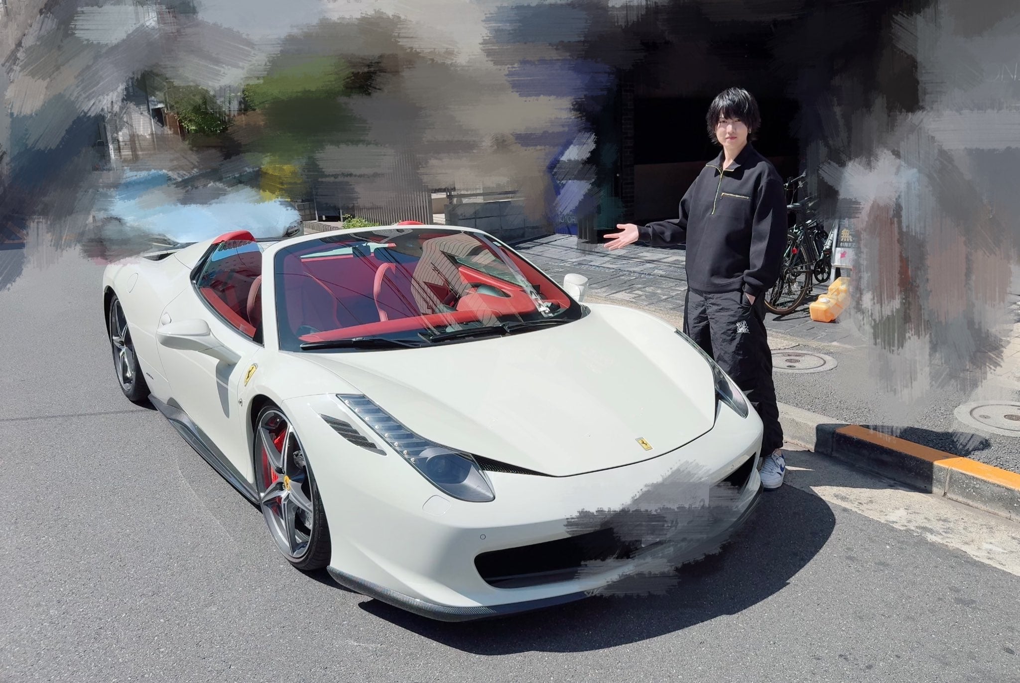 Japonés pierde 10 años de ahorros en su Ferrari