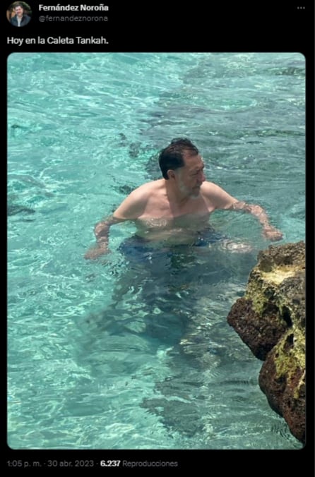 Gerardo Fernández Noroña en Quintana Roo