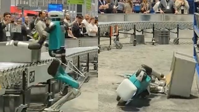 Ni el robot soportó: Colapsa tras trabajar 20 horas seguidas (VIDEO)