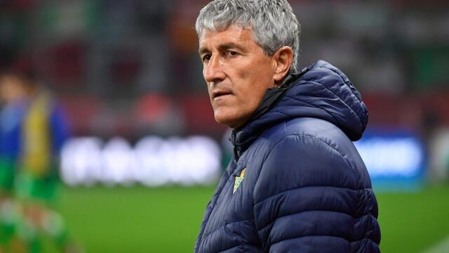 Setién, DT del Real Betis