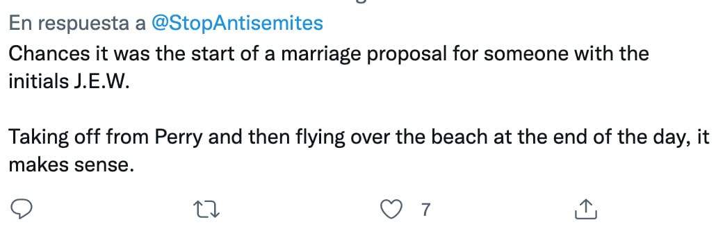 Usuarios debaten sobre el mensaje