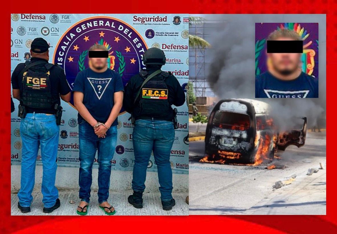 Cae “El Piter”, presunto jefe del CJNG tras quema de camiones en Acapulco