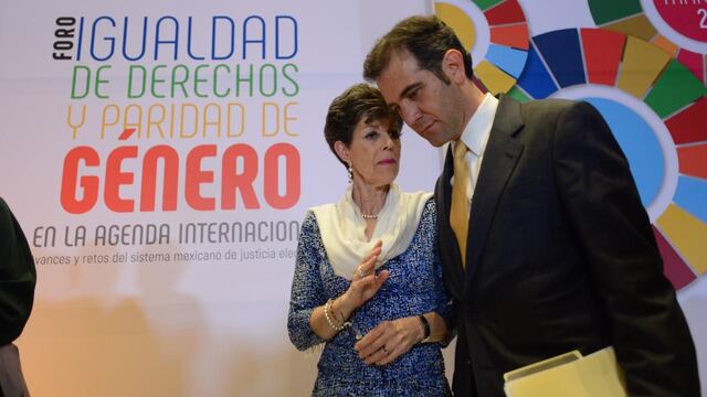 Lorenzo Córdova, consejero presidente del INE